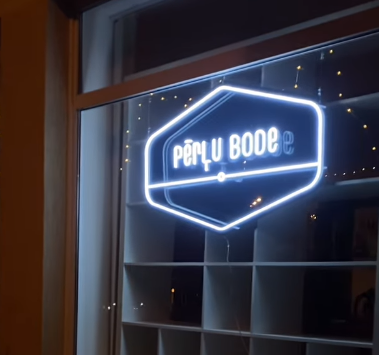 LED neona izkārtne PĒRĻU BODE